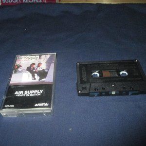 Air Supply- Hearts In Motion on cassette (Arista Records Canada, 1986)